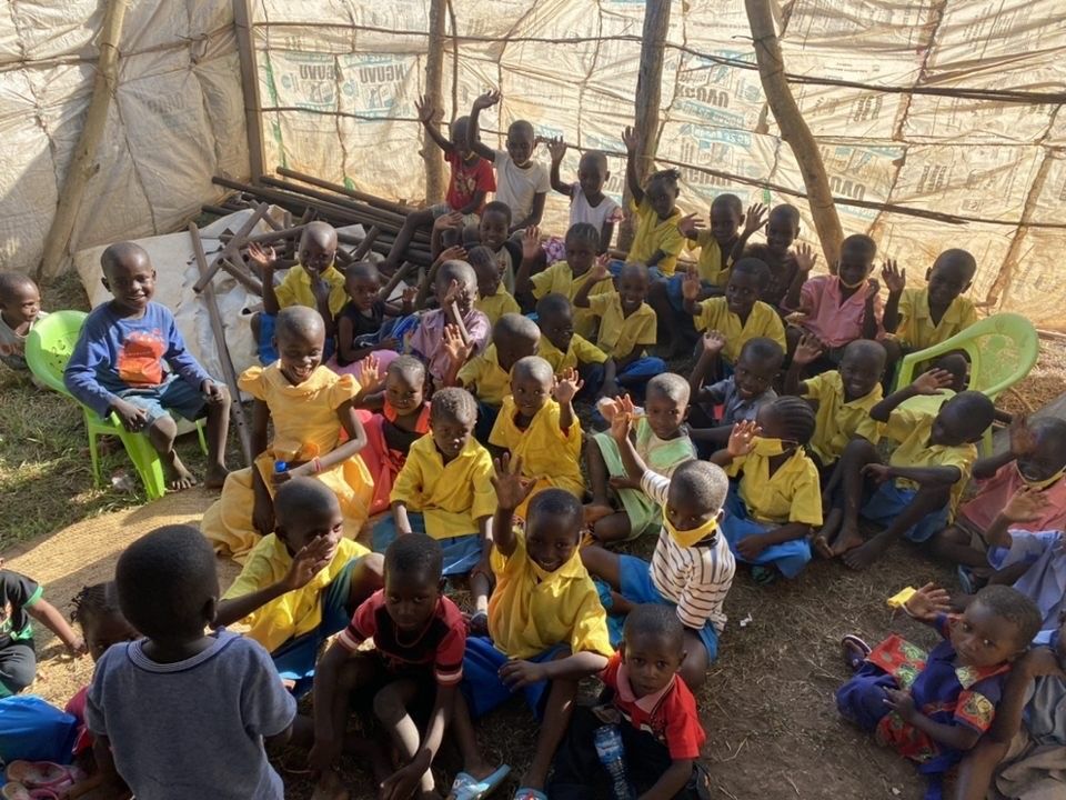 group of children smiling