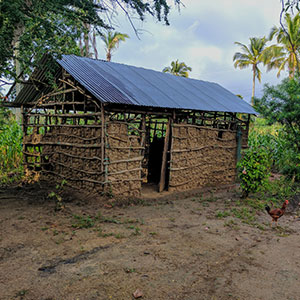 hut used as school